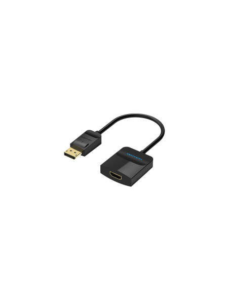 Vention Cable Conversor HBGBB/ Displayport Macho - HDMI Hembra/ 15cm/ Negro