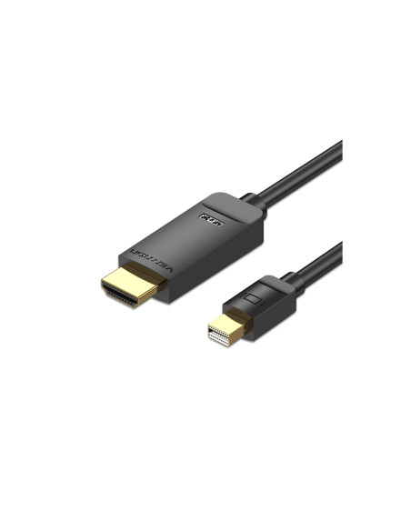 Vention Cable Conversor HAHBG/ Mini Displayport Macho - HDMI Macho/ 1.5m/ Negro