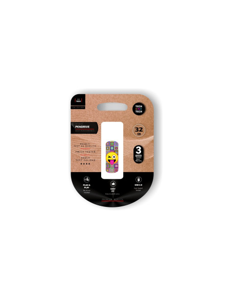 TECH ONE TECH TEC4402-32 unidad flash USB 32 GB USB tipo A 2.0 Multicolor