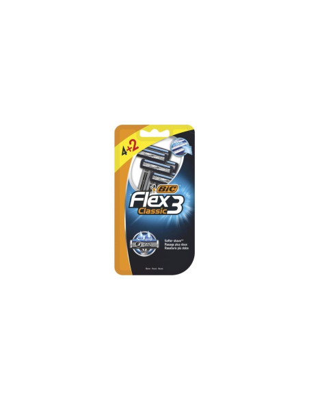 Cuchilla de Afeitar Bic Flex3 Classic 6 uds