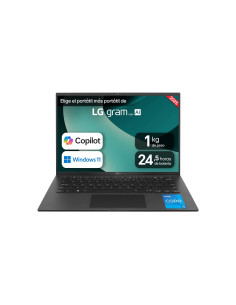 LG 14Z90RU-G.AP55B ordenador portatil Intel® Core™ i5 i5-1334U Portátil 35,6 cm (14") WUXGA 16 GB LPDDR4x-SDRAM 512 GB SSD Wi-Fi