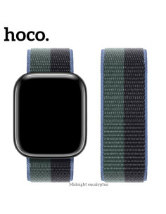 Hoco iWatch WA02 Correa Nylon Verde Eucalipto