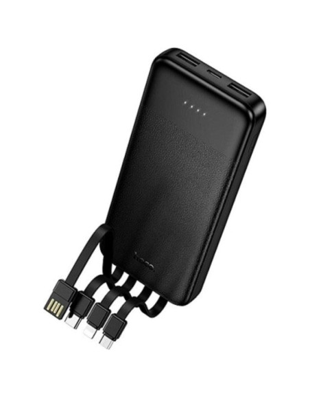 Hoco J163 Powerbank 10.000mAh con 4 tipos de Cable Incluidos