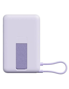 POWERBANK BATERÍA EXTERNA 10.000MAH MAGSAFE Y CABLE INTEGRADO XIAOMI LILA 2