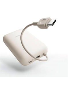 POWERBANK BATERÍA EXTERNA 20.000MAH 33W CON CABLE INTEGRADO TIPO C XIAOMI BEIGE