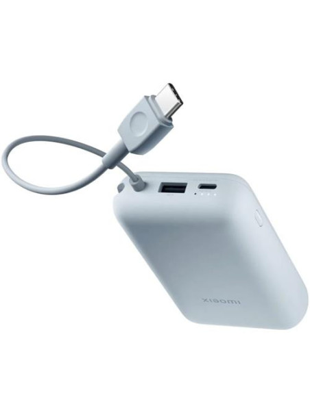 POWERBANK BATERIA EXTERNA 20.000MAH XIAOMI CON CABLE TIPO C INTEGRADO 33W AZUL