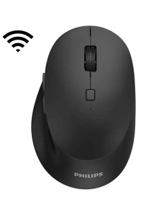 Philips SPK7507B Ratón Inalámbrico 2.4G Ergonómico Negro