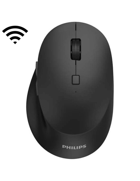 Philips SPK7507B Ratón Inalámbrico 2.4G Ergonómico Negro