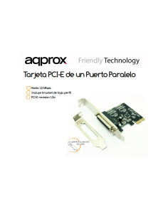 TARJETA PARALELO 1 PUERTO PCI-E APPROX APPPCIE1P