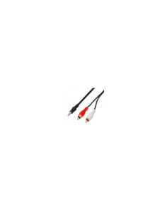 AISENS A128-0147 cable de audio 1,5 m 3,5mm 2 x RCA Negro