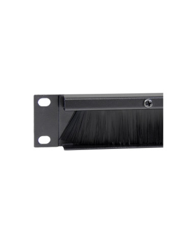 StarTech.com Panel Pasacables con Cepillo para Armario Rack de Servidores 1U - Organizador de Cableado de Peine