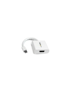 StarTech.com Adaptador Conversor de VÍ­deo Mini DisplayPort DP a HDMI - 1920x1200 - Pasivo - 0.12m Blanco