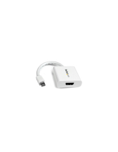 StarTech.com Adaptador Conversor de VÍ­deo Mini DisplayPort DP a HDMI - 1920x1200 - Pasivo - 0.12m Blanco