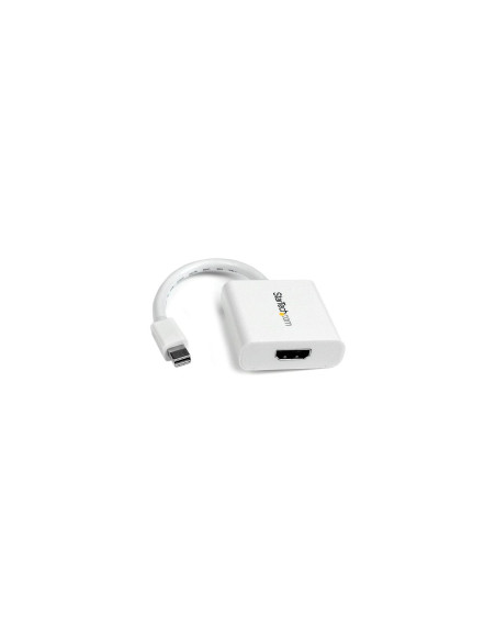 StarTech.com Adaptador Conversor de VÍ­deo Mini DisplayPort DP a HDMI - 1920x1200 - Pasivo - 0.12m Blanco