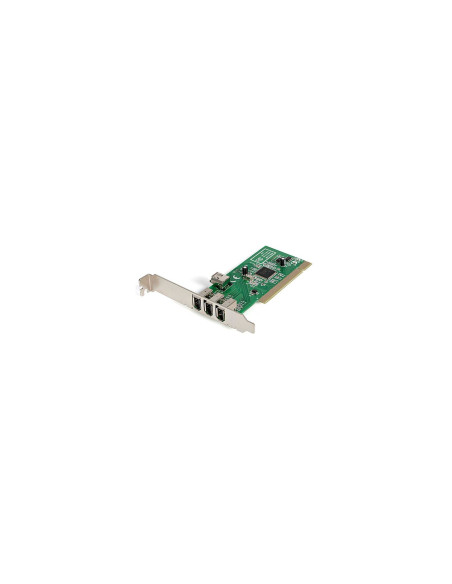 StarTech.com Adaptador Tarjeta Controladora FireWire 400 PCI 4 Puertos FW 6 Pin Chipset TI - IEEE 1394a