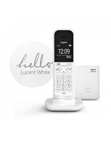 Telefono fijo inalambrico gigaset cl390 blanco S30852-H2902-D202
