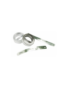 Cinta dymo para impresora de etiquetas 1.2cm aluminio 31000 2