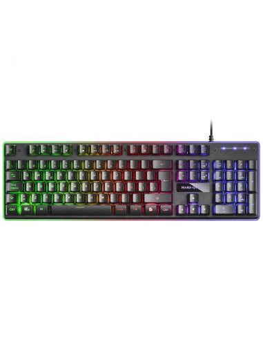 Mars Gaming MCPXBES Combo Teclado+Raton+Alfombrilla negro