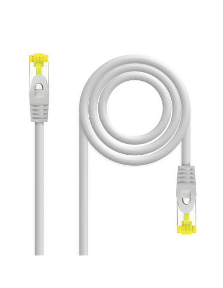 Nanocable Cable Red Latiguillo RJ45 LSZH CAT.6A SFTP AWG26, Gris, 30