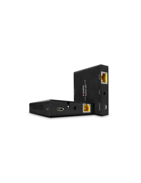 Lindy 38205 extensor audio/video Transmisor y receptor de señales AV Negro