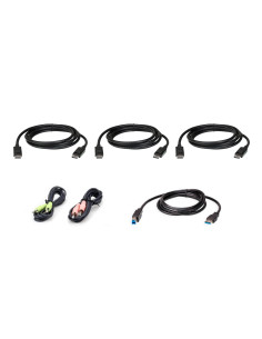ATEN Kit de cable para KVM seguro DisplayPort triple display USB de