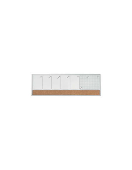 Rexel Organizador semanal magn + tablero corcho 585x190mm