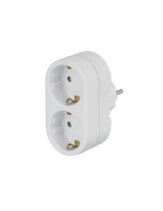 Hama 00108876 adaptador de enchufe eléctrico Tipo C (Euroconcexión) + Tipo F Blanco