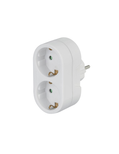 Hama 00108876 adaptador de enchufe eléctrico Tipo C (Europlug) Blanco