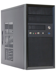 Chieftec CT-01B-OP carcasa de ordenador Mini Tower Negro