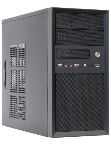 Chieftec CT-01B-OP carcasa de ordenador Mini Tower Negro