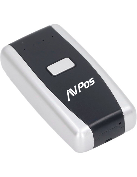AVPos AVP-BT01-2D lector de código de barras Lector de códigos de barras manos libres 1D/2D CMOS Negro, Gris claro