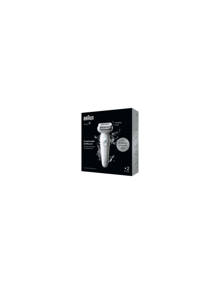 Braun Silk-épil 9 BR2-225328 depiladora 40 pinzas Gris, Blanco