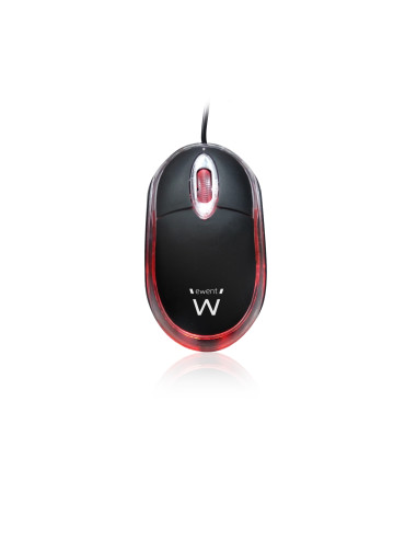 Ewent EW3174 ratón Oficina Ambidextro USB tipo A Óptico 1000 DPI