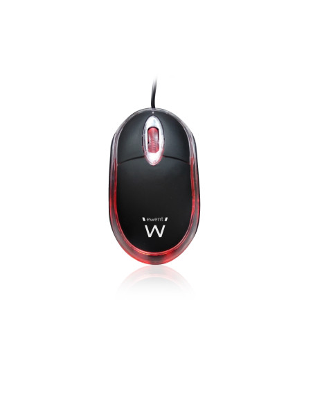 Ewent EW3174 ratón Oficina Ambidextro USB tipo A Óptico 1000 DPI
