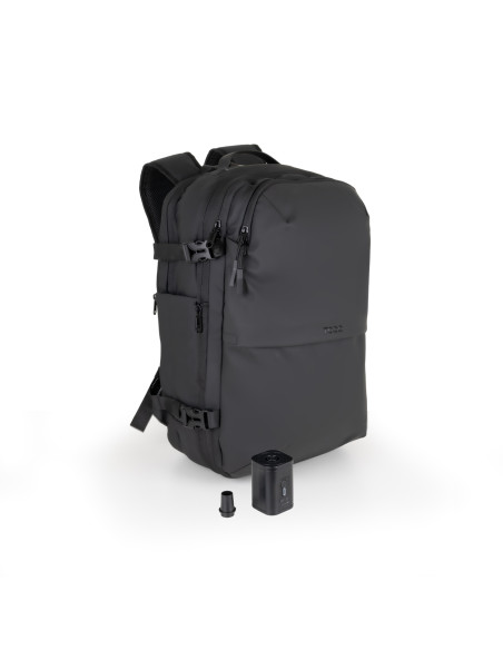 TooQ Mochila de viaje con sistema de compresión al vacío y bomba de