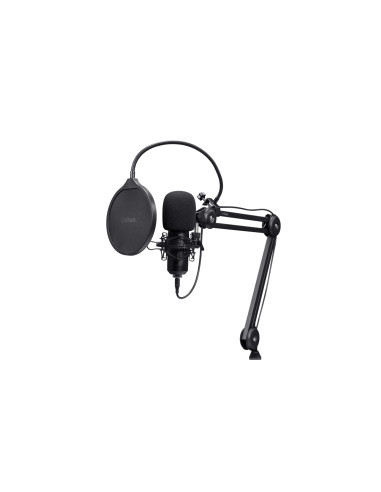 Trust GXT 270 Emita II+ Negro Micrófono para crear podcasts