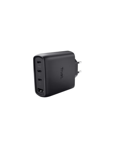 Trust Maxo 65W Universal Negro Corriente alterna Carga rápida Interior