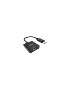 Vision TC-DPVGA/BL adaptador de cable de vÍ­deo DisplayPort VGA (D-Sub) Negro 2