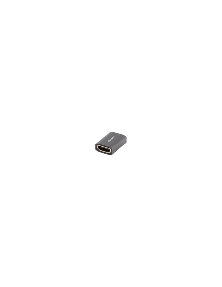 Lanberg AD-HDMI-02 cambiador de género para cable HDMI-A female 2.1 Plata