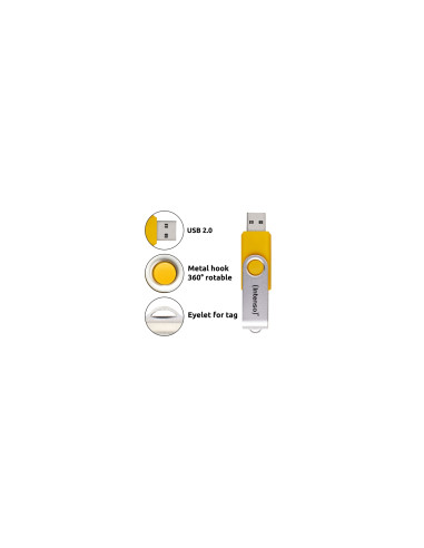 Intenso 5 x Memoria USB Office Line, 64 GB, USB-A, 3.2 Gen 1x1, colores surtidos