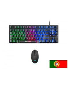 Mars Gaming MCPTKLPT, Combo RGB Teclado y Ratón, Diseño TKL, Layout