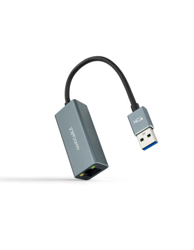 Nanocable Conversor USB 3.0 a Ethernet Gigabit 10/100/1000 Mbps,