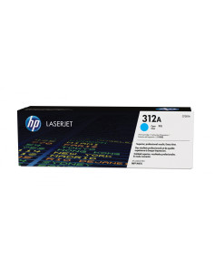 HP Cartucho de tóner 312A cian para LaserJet