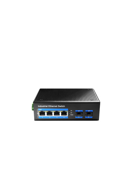Cudy IG1004S2P switch No administrado Gigabit Ethernet (10/100/1000) Energía sobre Ethernet (PoE) Negro