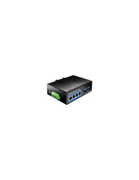 Cudy IG1004S2P switch No administrado Gigabit Ethernet (10/100/1000) Energía sobre Ethernet (PoE) Negro