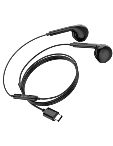 Hoco M101 Pro Auricular con Micrófono y Conexión USB-C Negro