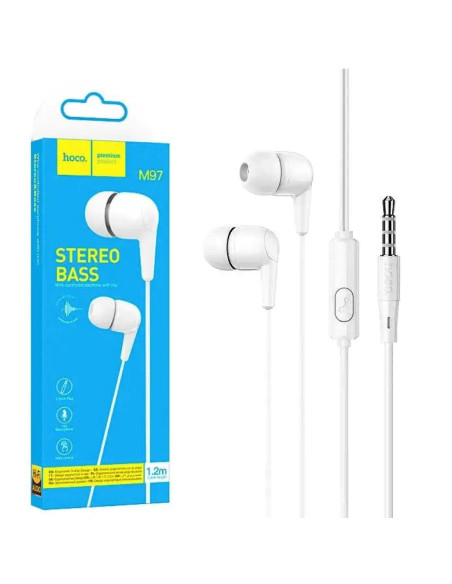 Hoco M97 Auriculares con Micrófono y Clavija 3.5mm Negro