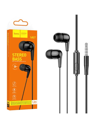 Hoco M97 Auriculares con Micrófono y Clavija 3.5mm Negro