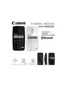 Canon X Mark I Mouse calculadora Bolsillo Blanco