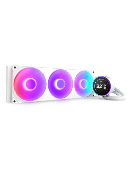 NZXT Kraken Elite 420 RGB Procesador Sistema de refrigeración líquida todo en uno 14 cm Blanco 1 pieza(s)